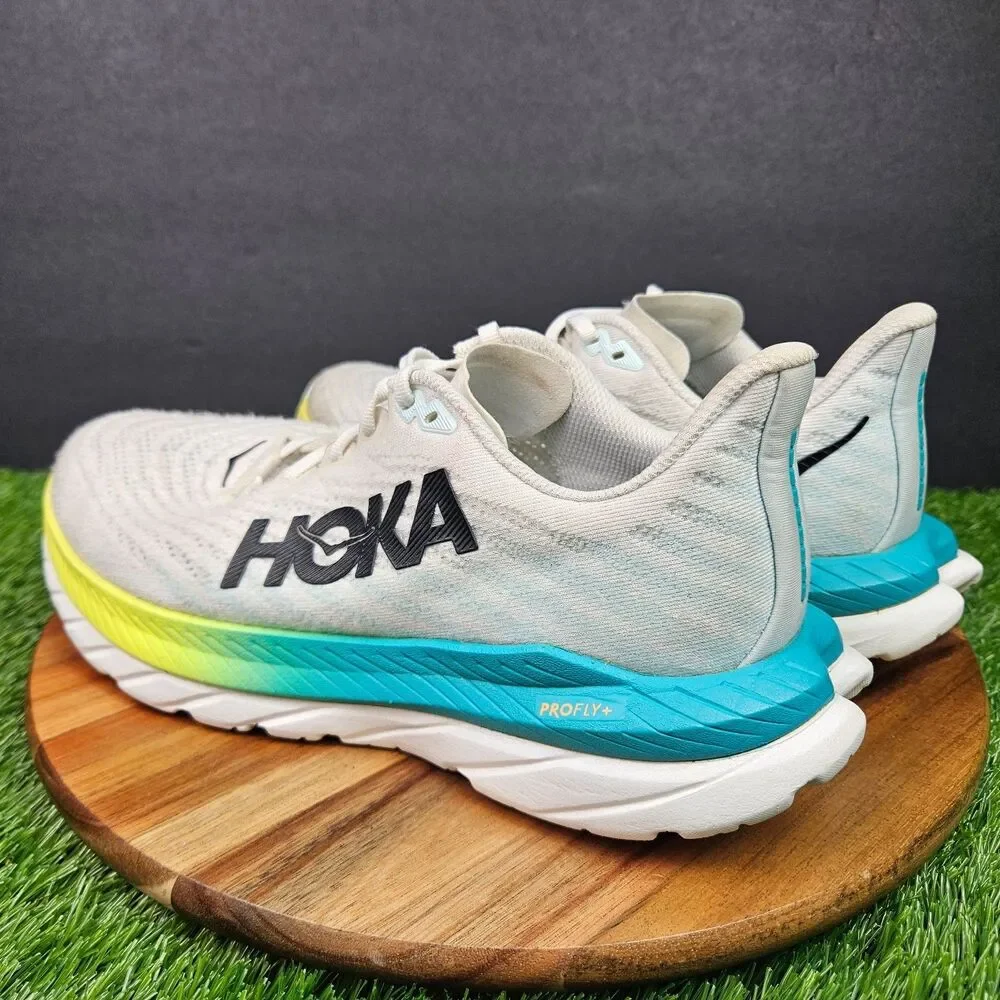 Hoka One One Mach 5 Shoes Womens Size 8.5 B White Running Sneakers 1127894 WBGL - Picture 4 of 14